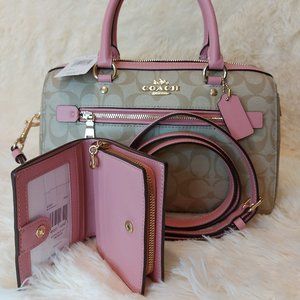 Rowan Satchel & Snap wallet Set